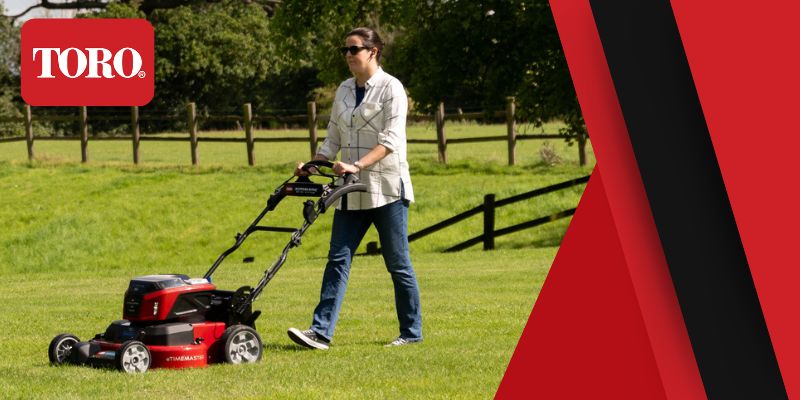 An image showcasing Toro lawn products